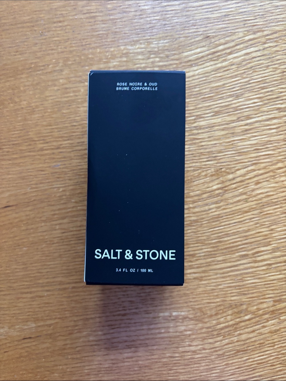 Salt & Stone Rose Noire & Oud Body Mist — Black